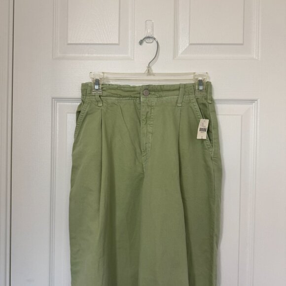 NEW ANTHROPOLOGIE PILCRO The Breaker Pull On Pants Jeans Sage Green Moss 26 - Picture 7 of 9